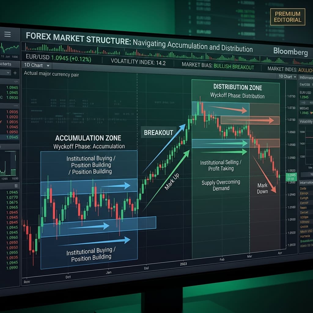 Forex Market Structure: Accumulation vs Distribution